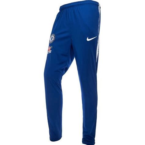 nike chelsea fc trainingshose squad pants blau weiß|Nike 2019.